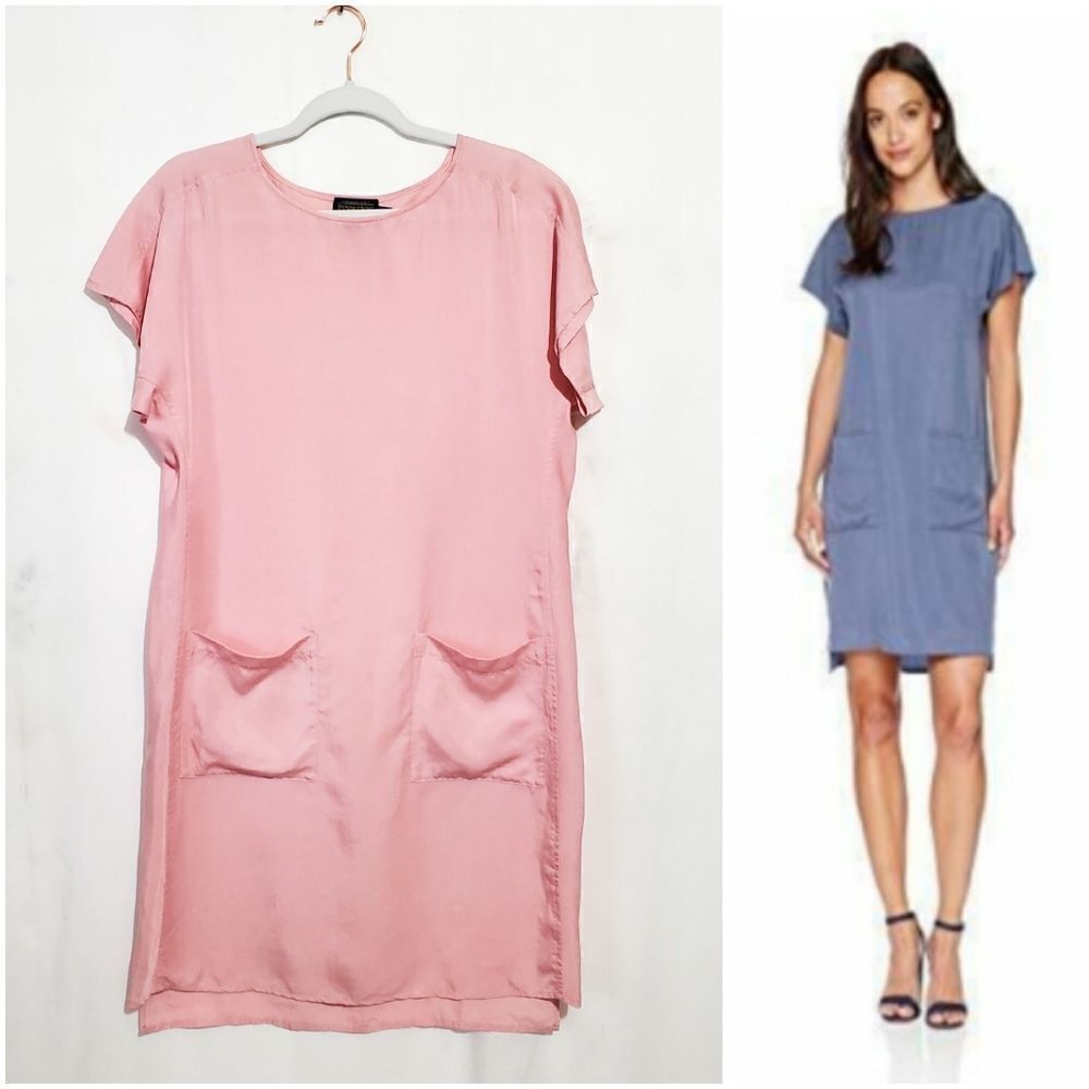 Pendleton Pink Patch Pocket Shift Dress
